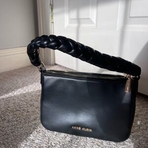 Anne Klein black mini purse